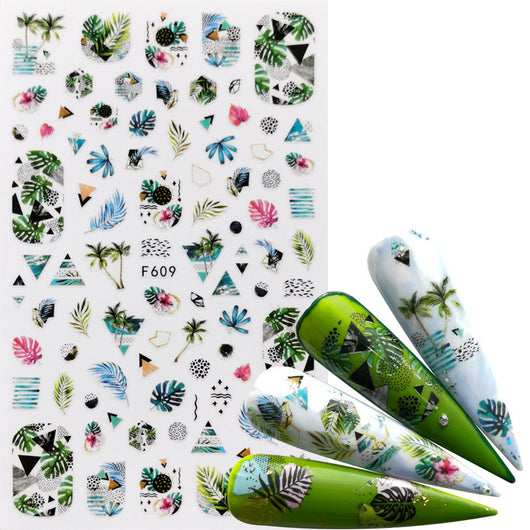 Calcomanías de Uñas Adhesivas - Diseños Decorativos para Manicura Instantánea - Image 51