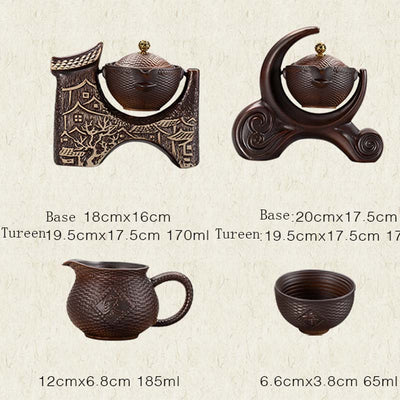 Juego de Té Retro Semiautomático con Personalidad - Image 10