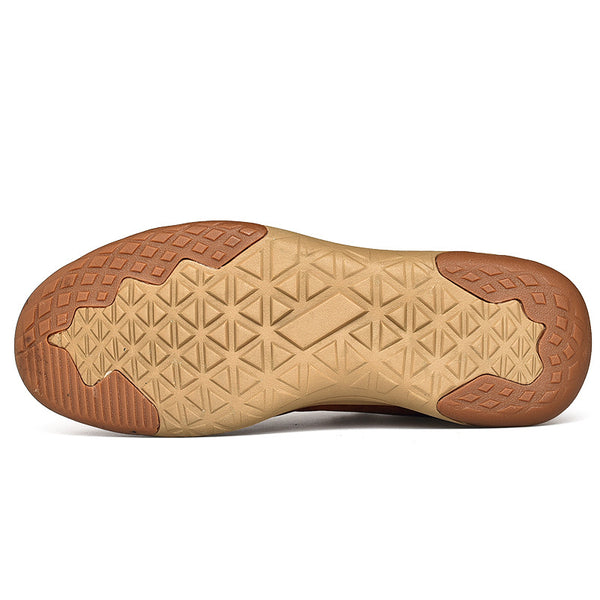 Zapatos de Cuero Casual para Senderismo y Viajes - Resistentes al Desgaste