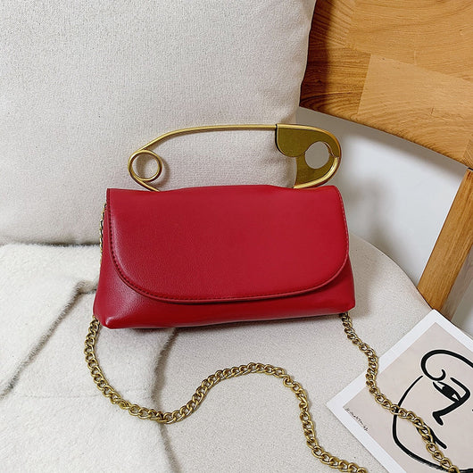 Bolso de Cuero para Mujer con Asa Superior y Diseño de Personalidad - Image 5