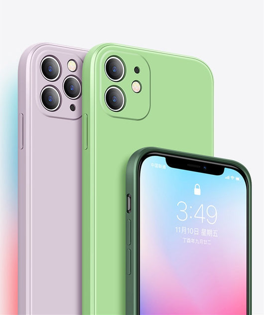 Funda de Silicona Líquida Compatible con Apple - Diseño Cubo Rubik - Image 19