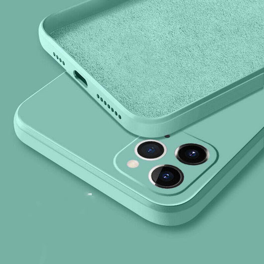 Funda de Silicona Líquida Compatible con Apple - Diseño Cubo Rubik - Image 6