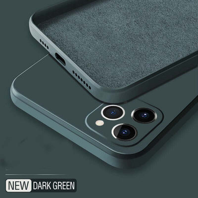 Funda de Silicona Líquida Compatible con Apple - Diseño Cubo Rubik - Image 3