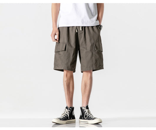 Pantalones Cortos Holgados de Cinco Puntos para Hombre - Colección Verano - Image 9