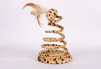 Juguete Interactivo Missy Primavera - Forma de Serpiente con Plumas y Pelota - Image 5