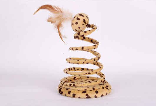 Juguete Interactivo Missy Primavera - Forma de Serpiente con Plumas y Pelota - Image 5