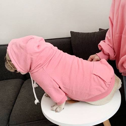 Suéter con Capucha Fleece Trendy para Perros Pequeños