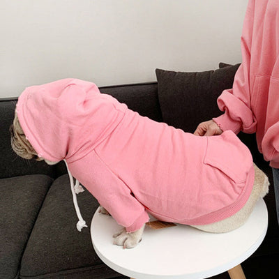 Suéter con Capucha Fleece Trendy para Perros Pequeños