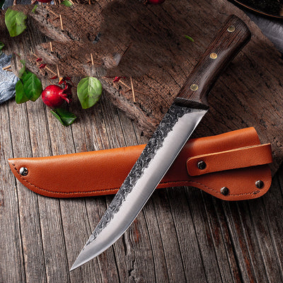 Cuchillo Deshuesador Forjado a Mano para Faenado y Despiece - Image 9
