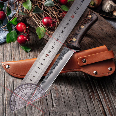 Cuchillo Deshuesador Forjado a Mano para Faenado y Despiece - Image 13