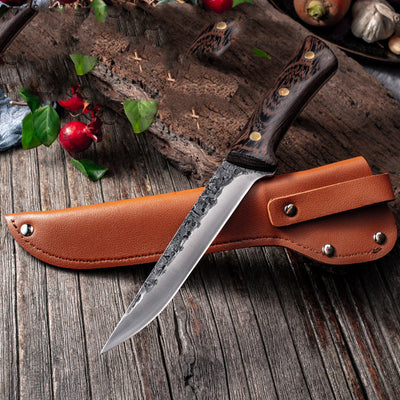 Cuchillo Deshuesador Forjado a Mano para Faenado y Despiece - Image 2