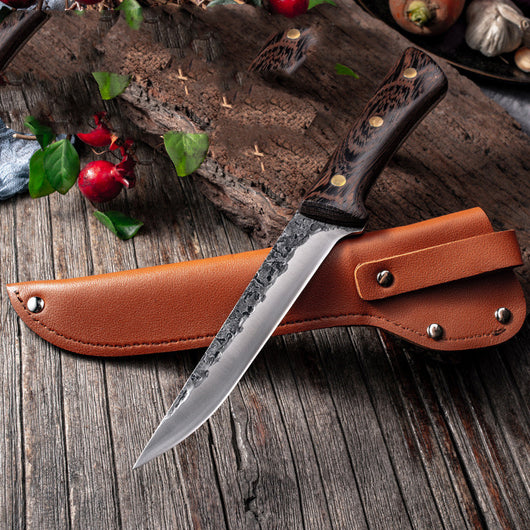 Cuchillo Deshuesador Forjado a Mano para Faenado y Despiece - Image 2
