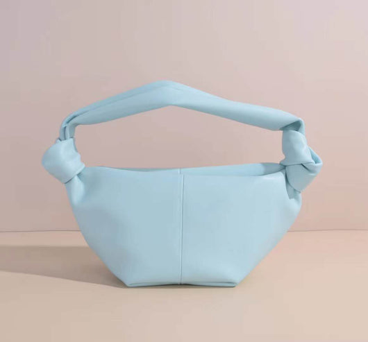 Bolso de Cuero Suave Nube Multicolor - Cartera Dumpling para Mujer - Image 4