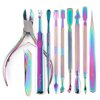 Kit de Manicura Profesional: Cortaúñas, Quitacutículas y Pulidor