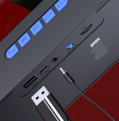 Parlante Bluetooth Inalámbrico con Subwoofer y Radio FM - Image 9