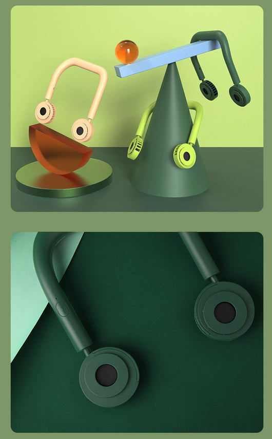 Ventilador Portátil de Cuello Manos Libres con Doble Aspa y 3 Velocidades - Image 11