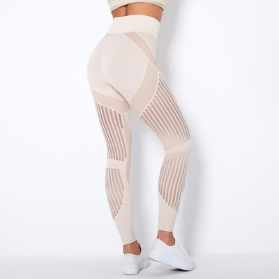 Leggings Deportivos de Cintura Alta con Levantamiento de Glúteos y Malla Transpirable - Image 4