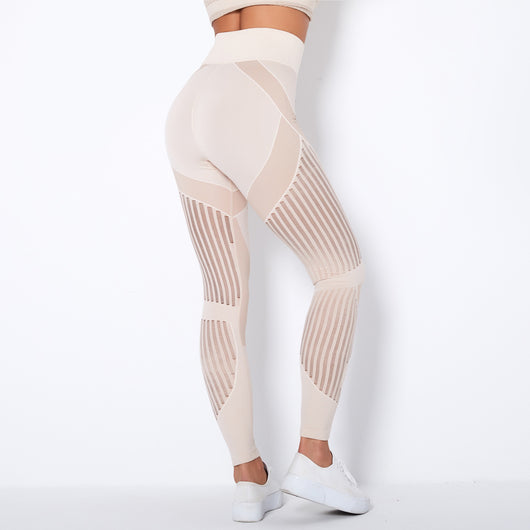Leggings Deportivos de Cintura Alta con Levantamiento de Glúteos y Malla Transpirable - Image 4