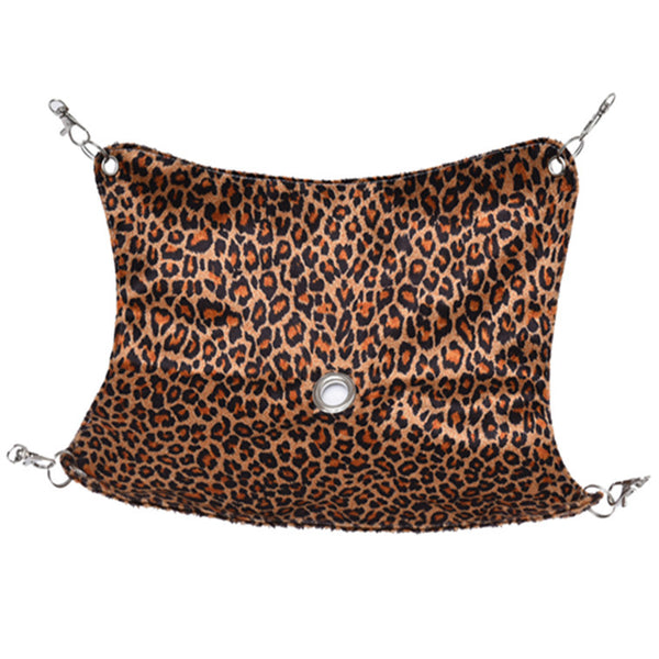 Hamaca Colgante para Hámster con Diseño de Corazón y Leopardo
