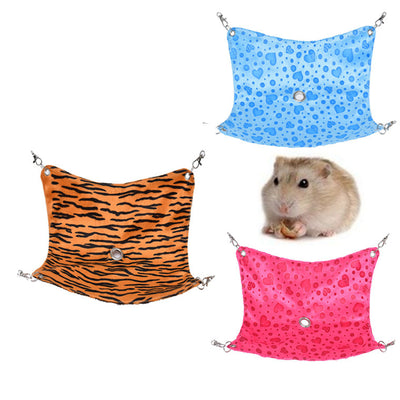 Hamaca Colgante para Hámster con Diseño de Corazón y Leopardo - Image 5