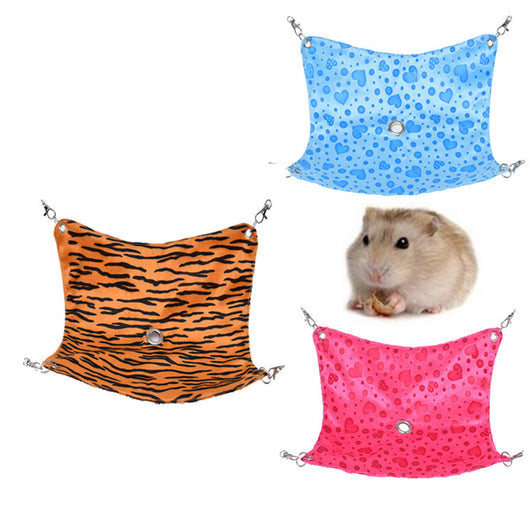 Hamaca Colgante para Hámster con Diseño de Corazón y Leopardo - Image 5