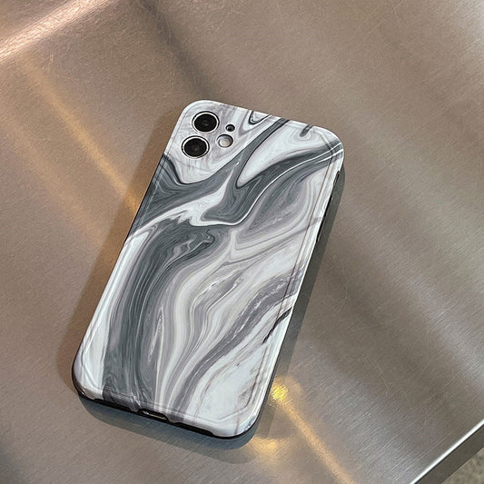 Funda para iPhone con Diseño Artístico Minimalista en Blanco y Negro - Image 2