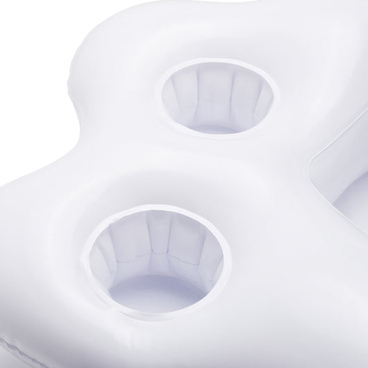 Portavasos Inflable Arcoíris para Piscina y Playa - Image 6