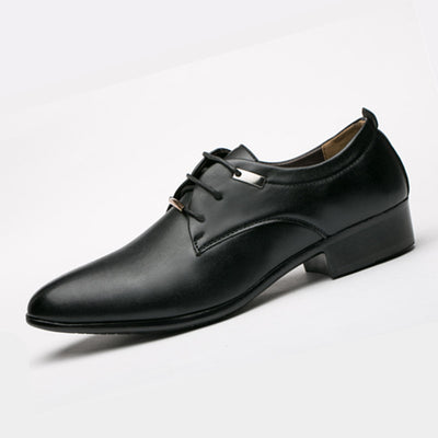 Zapatos de Piel para Hombre Estilo Inglés con Punta Fina - Image 7