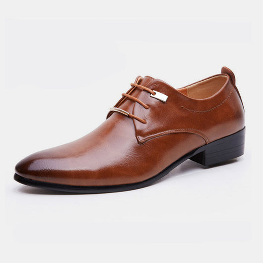 Zapatos de Piel para Hombre Estilo Inglés con Punta Fina - Image 3
