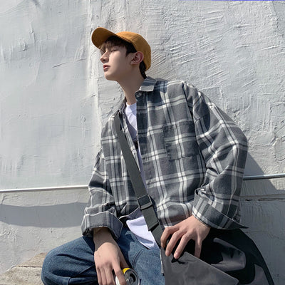 Camisa Suelta de Manga Larga para Hombre - Estilo Tendencia - Image 11