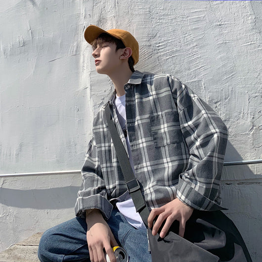 Camisa Suelta de Manga Larga para Hombre - Estilo Tendencia - Image 11