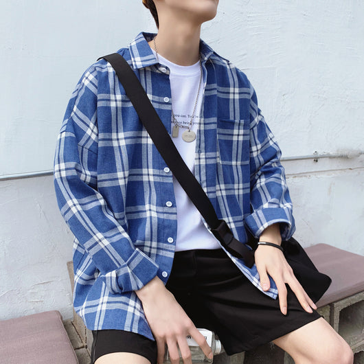Camisa Suelta de Manga Larga para Hombre - Estilo Tendencia - Image 12