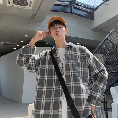 Camisa Suelta de Manga Larga para Hombre - Estilo Tendencia - Image 10