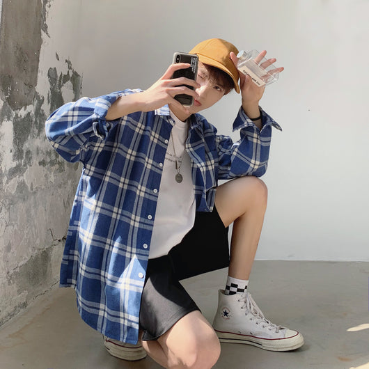 Camisa Suelta de Manga Larga para Hombre - Estilo Tendencia - Image 9