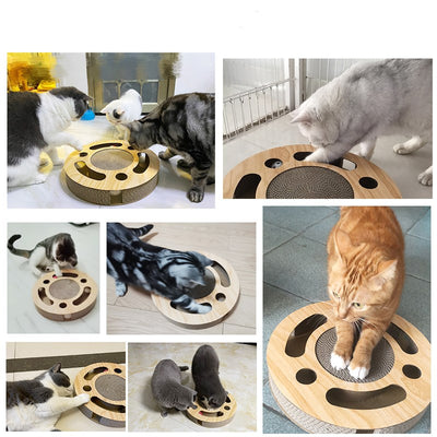 Rascador para Gatos con Pelota y Campana - Afilador de Garras Grande - Image 8