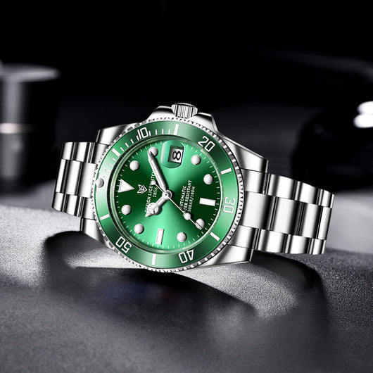 Reloj Empresarial Mecánico Resistente al Agua 100m - Image 9