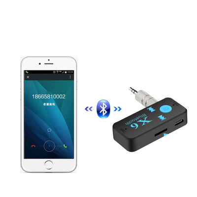 Receptor Bluetooth X6 para Auto con Lector de Tarjeta TF - Image 6