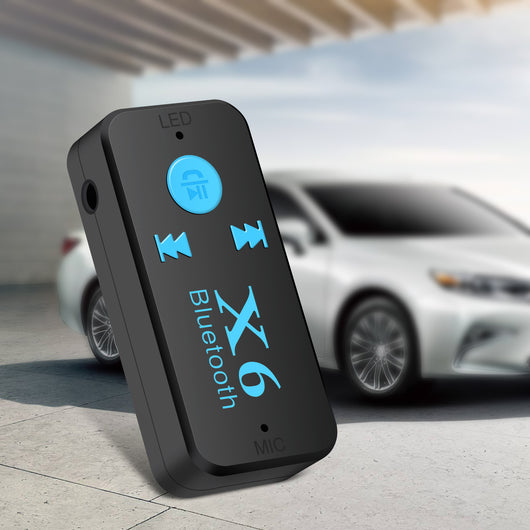 Receptor Bluetooth X6 para Auto con Lector de Tarjeta TF - Image 5