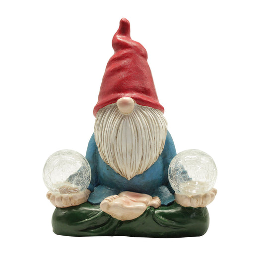Estatua Solar de Resina con Gnomos LED para Jardín y Decoración de Patio - Image 6