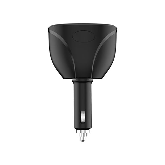 Cargador de Auto Dual USB QC3.0 12-24V con Encendedor Digital y Carga Rápida 3.1A