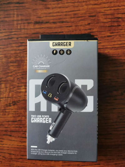 Cargador de Auto Dual USB QC3.0 12-24V con Encendedor Digital y Carga Rápida 3.1A - Image 6