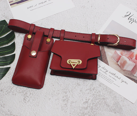 Bolsa Cruzada Funcional con Cinturón Ajustable - Estilo Urbano