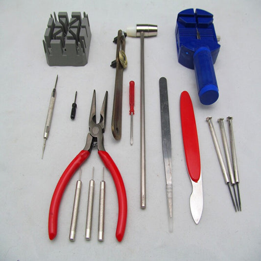 Kit Profesional de 16 Piezas para Reparación de Relojes