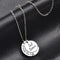 Soul Sisters Friends For Life Star Moon Hollow Necklace Plateado