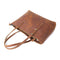 Bolso Tote de Cuero Genuino Vintage para Mujer - Estilo Retro