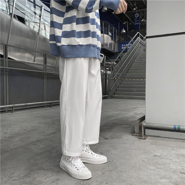 Pantalones Rectos Anchos Tipo Capri - Diseño Versátil