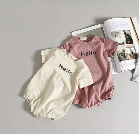 Pelele Corto con Letras para Bebé - Jumpsuit de Manga Corta - Image 7