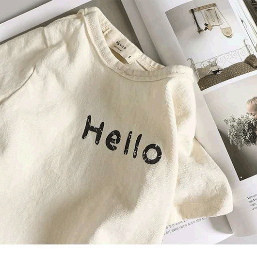 Pelele Corto con Letras para Bebé - Jumpsuit de Manga Corta - Image 2