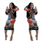 Vestido Estampado Sexy para Fiesta Nocturna - Falda Ajustada Moderna