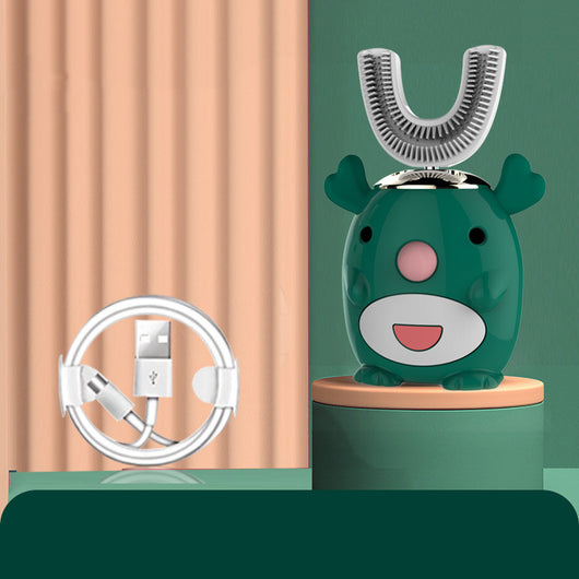 Cepillo de Dientes Eléctrico Infantil Automático en Forma de U con Tecnología Sónica - Image 20